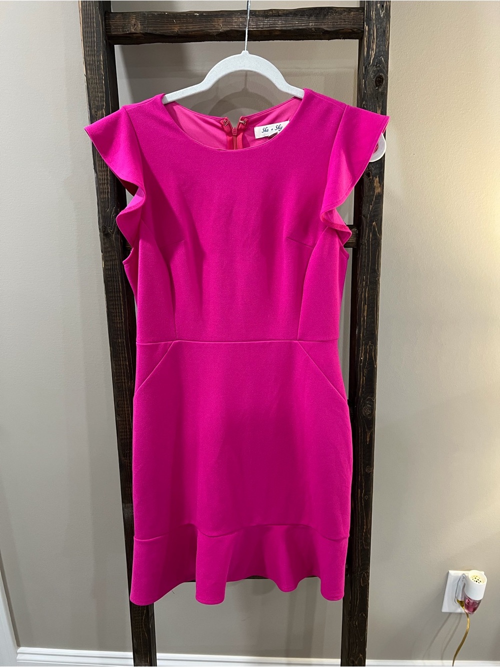 She + Sky Pink Business Dress